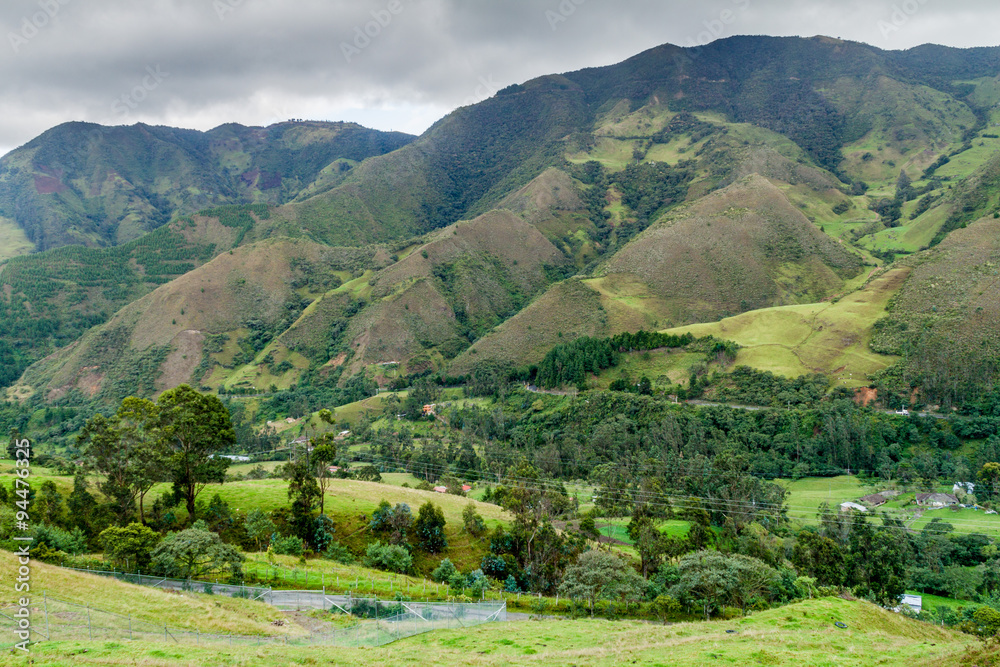 Landscape in southern Ecuador