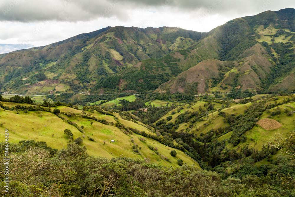 Landscape of southern Ecuador