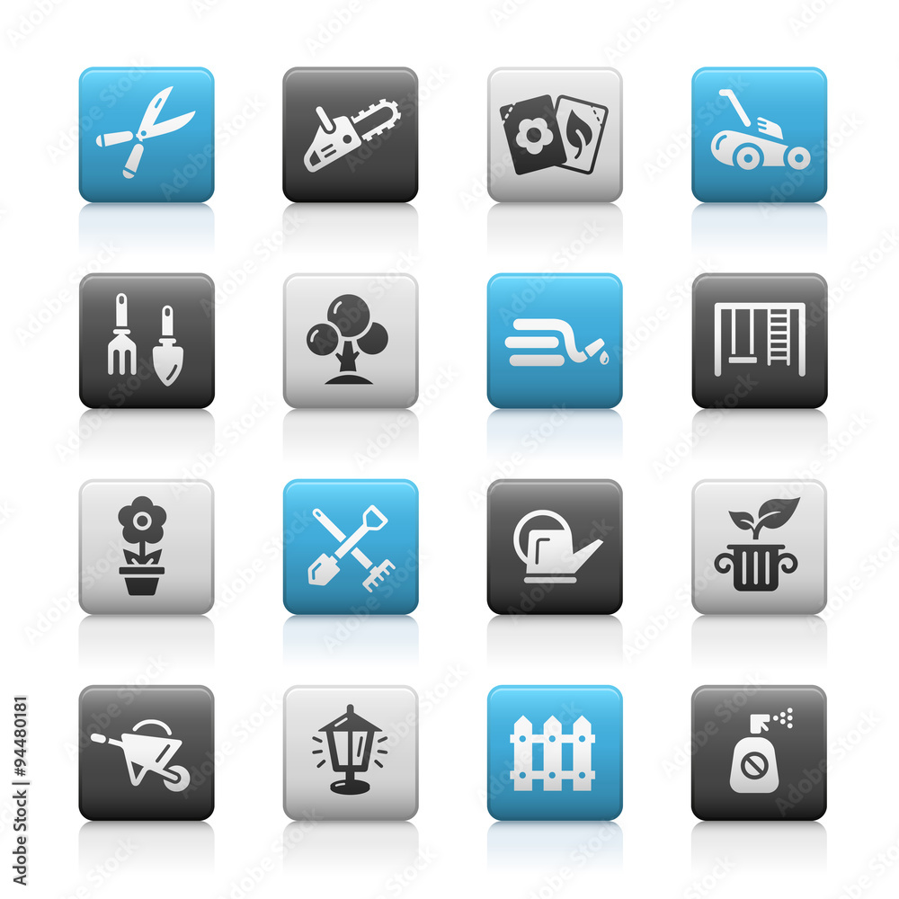 Gardening Icons - Matte Series Gardening Icons - Matte Series