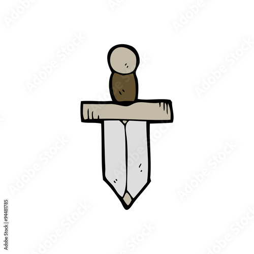 cartoon dagger