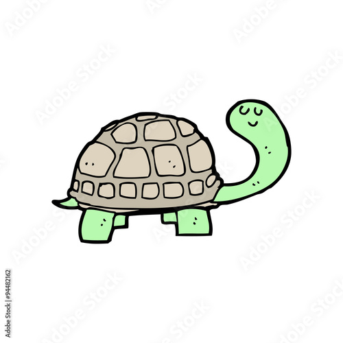 cartoon happy tortoise