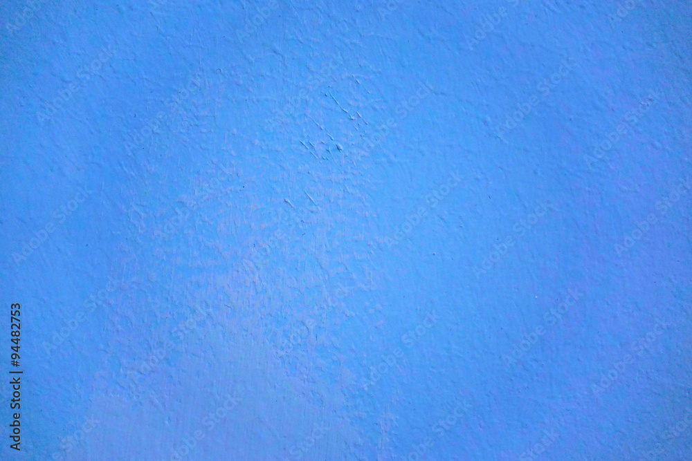 Painted walls with irregularities. Background. Blue.  Suitable as a background computer desktop.
