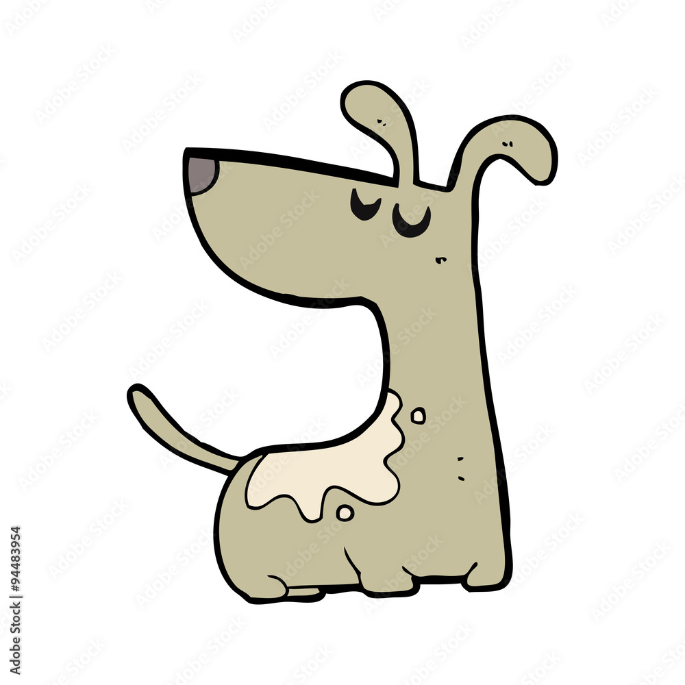cartoon happy dog cartoon happy dog