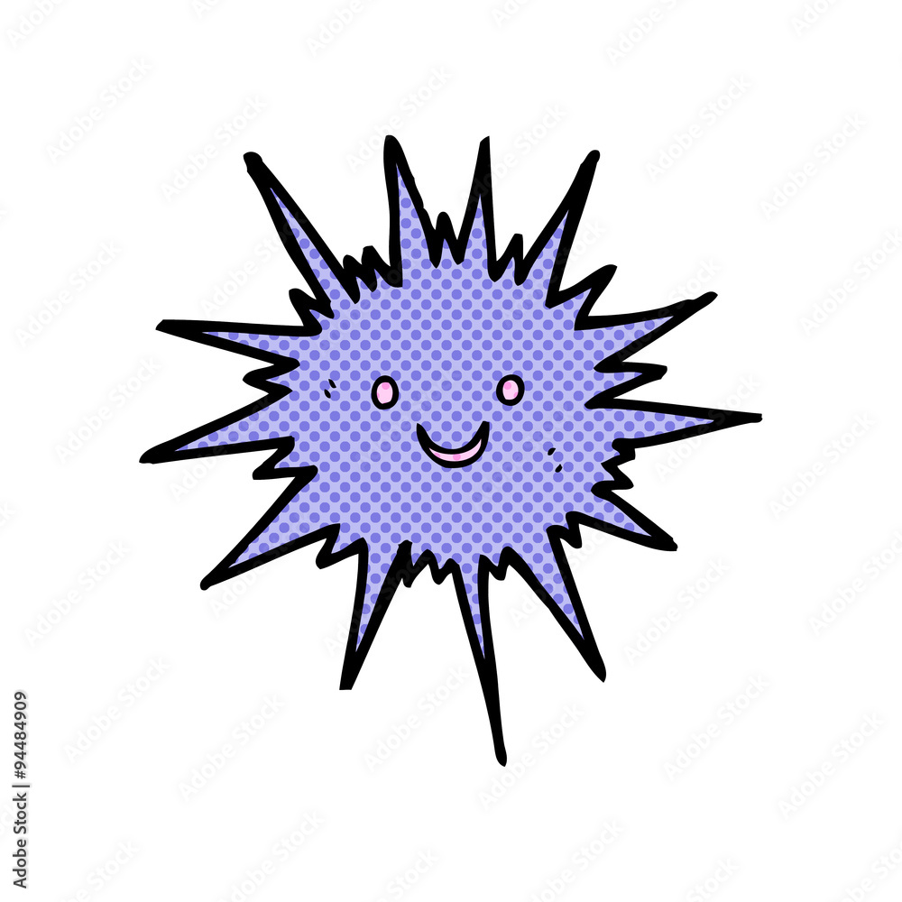 cartoon sea urchin
