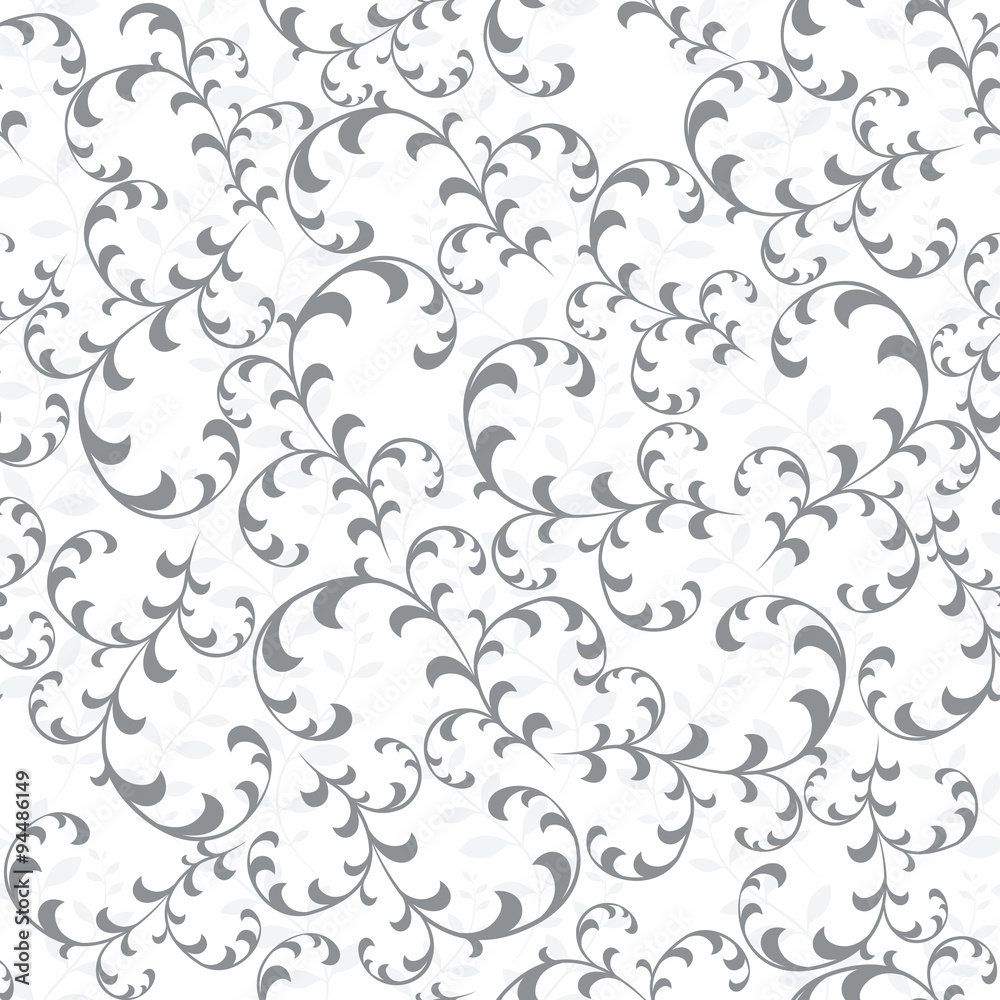 Floral seamless pattern . Can be used for backgrounds and page fill web design. Vector illustration