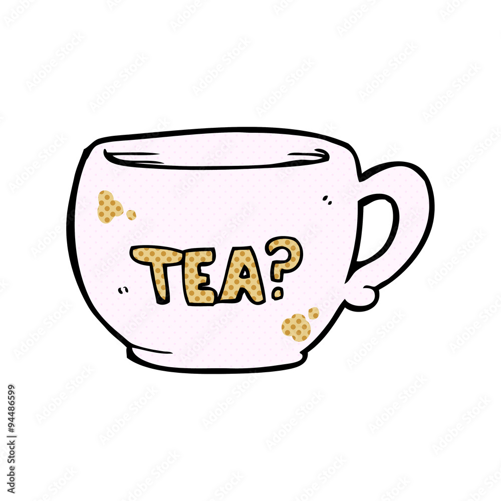 cartoon cup of tea cartoon cup of tea