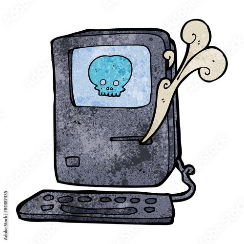 computer virus cartoon