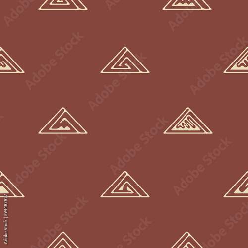 Seamless background with celtic geometric ornament for your design