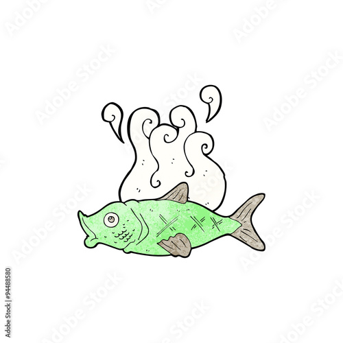 cartoon smelly fish