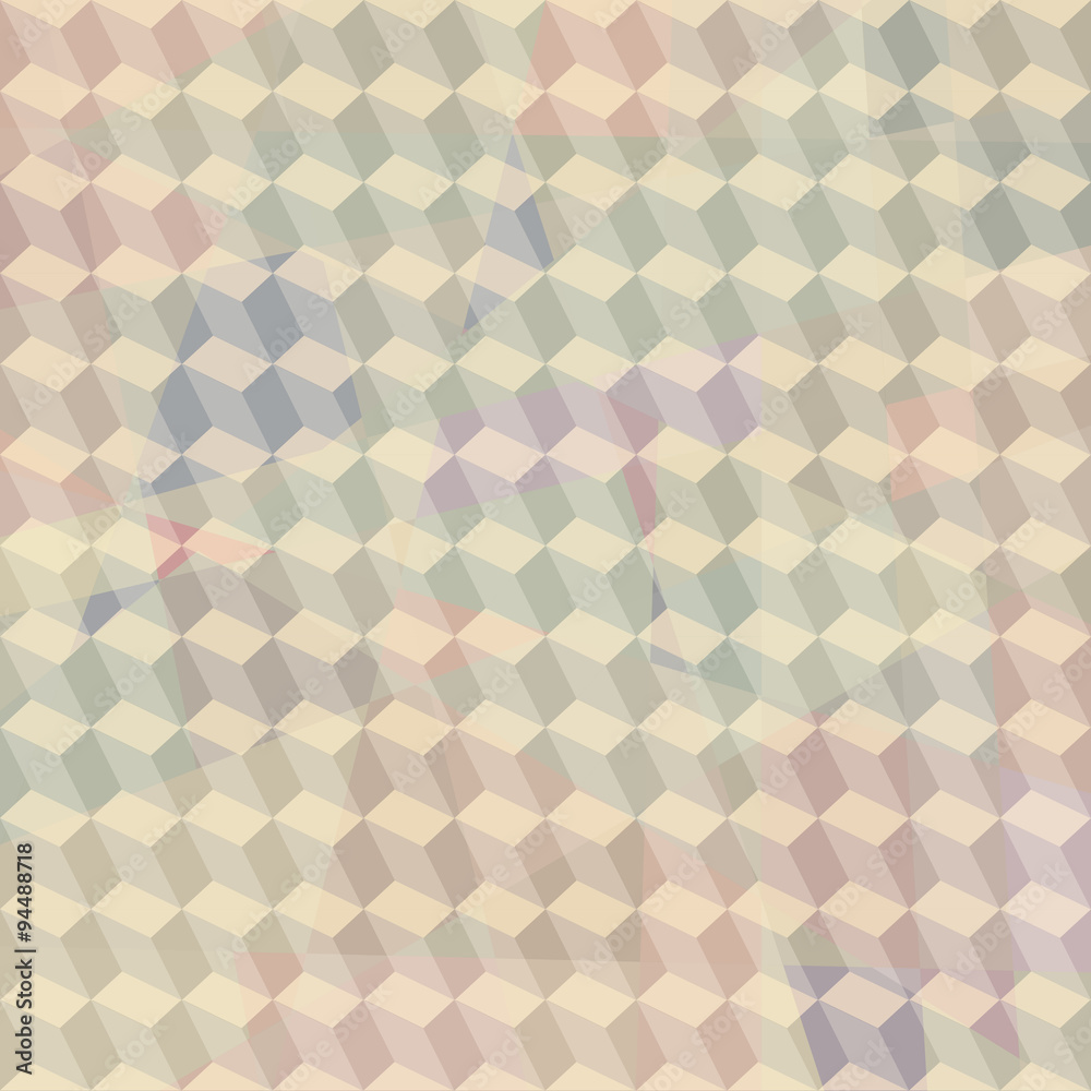 Volume polygon background, vector illustration. Volume polygon background, vector illustration.
