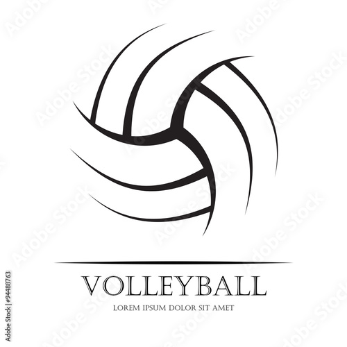 Volleyball background ball photo