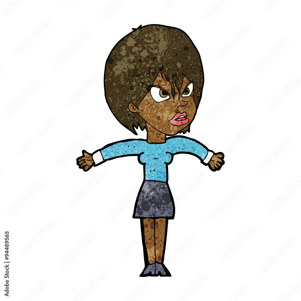 cartoon annoyed girl cartoon annoyed girl