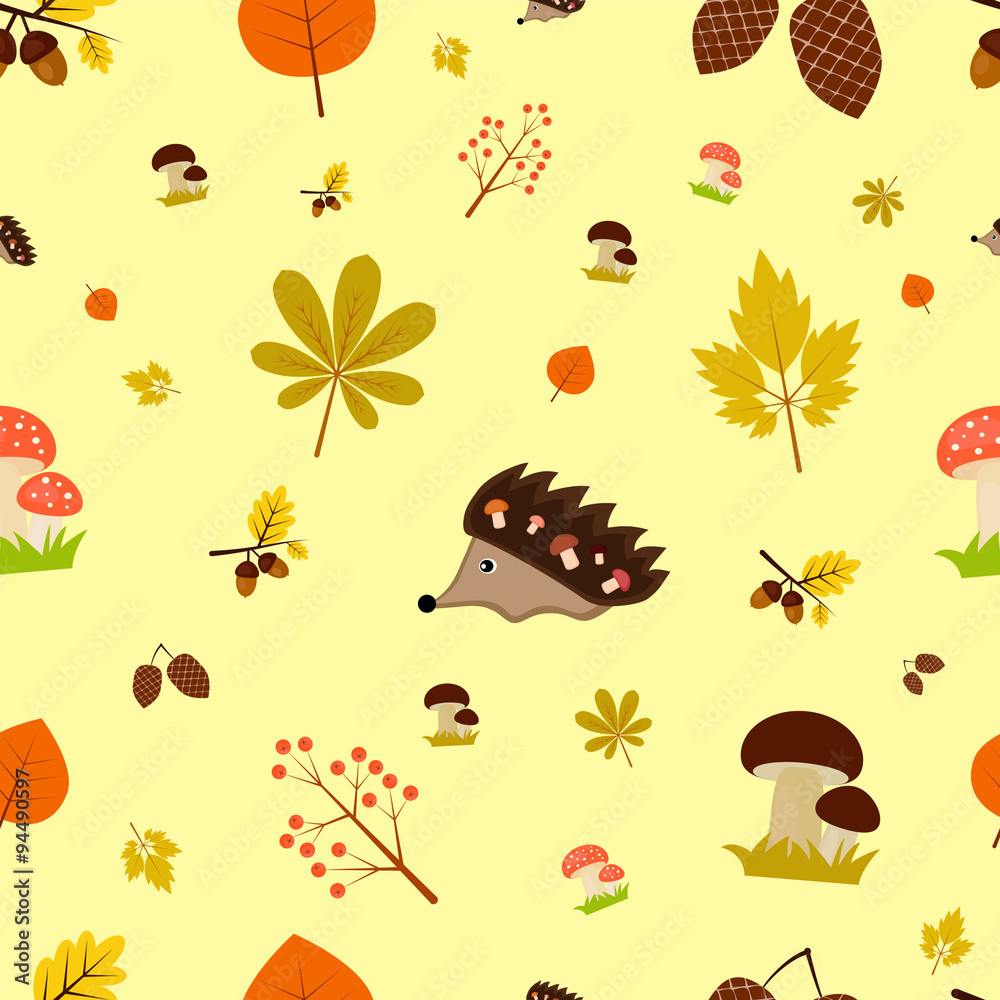 seamless pattern autumn