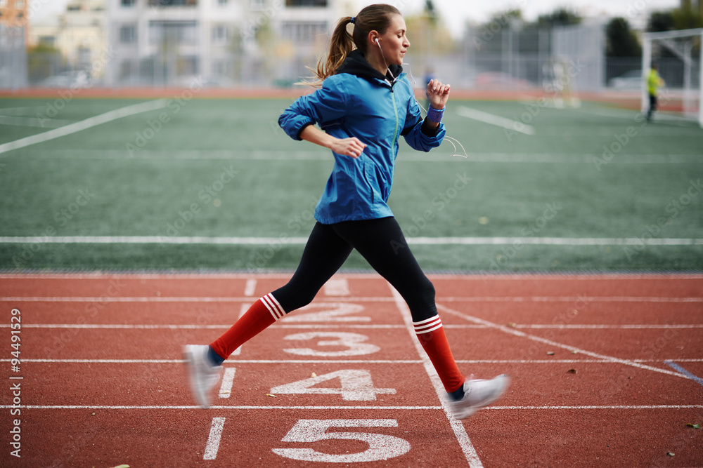 Obraz premium Morning run