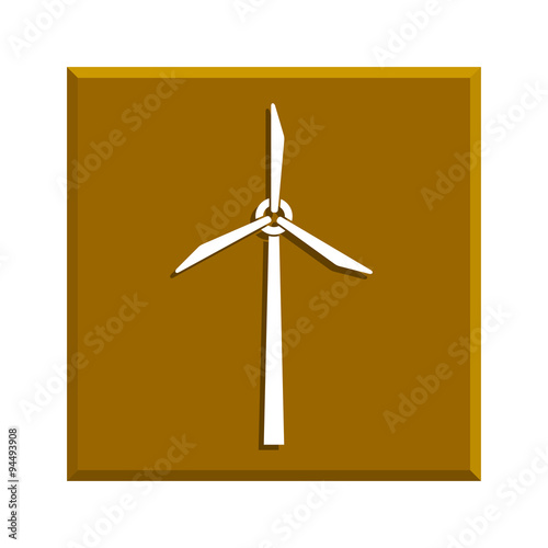 Wind turbine icon