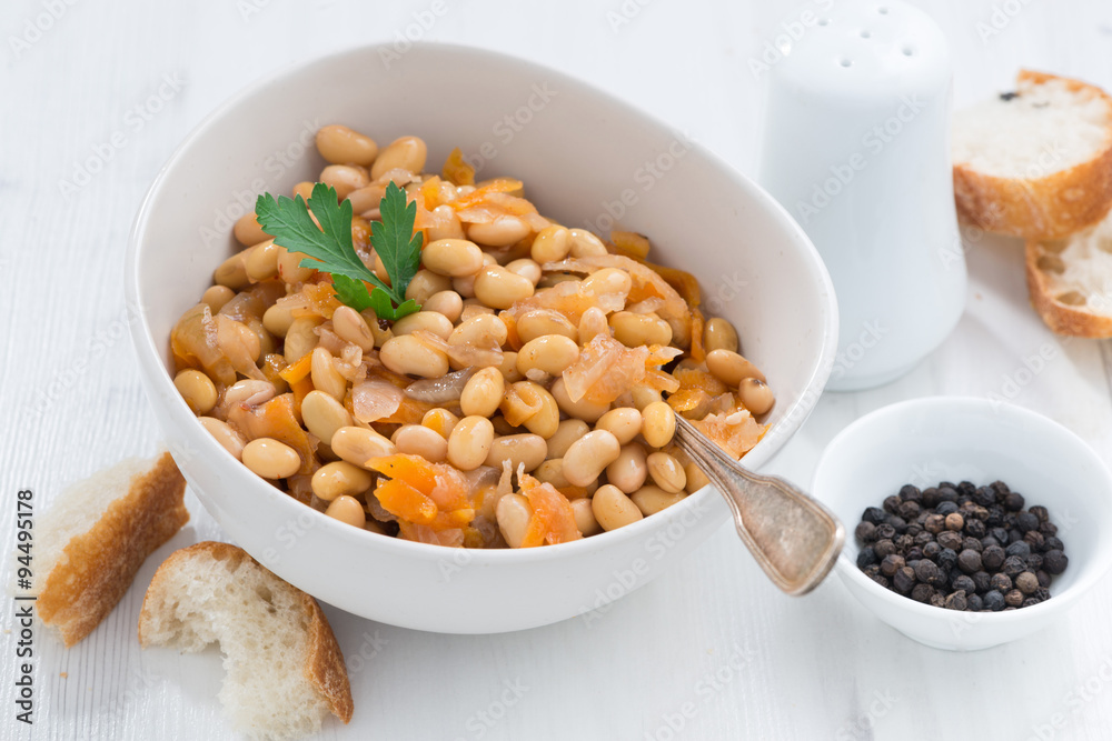 stew with soybeans and vegetables stew with soybeans and vegetables