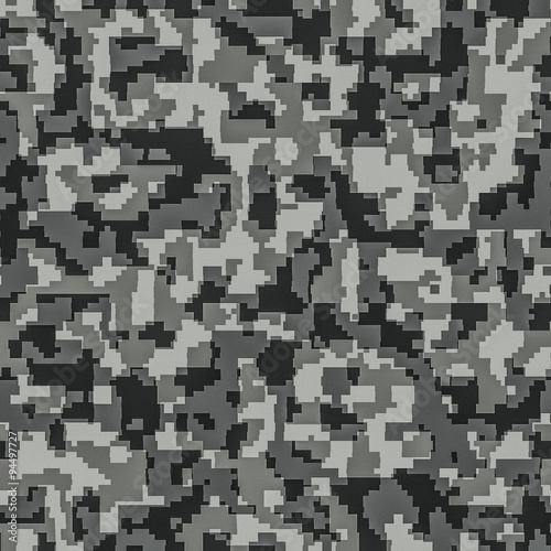 Fototapeta Naklejka Na Ścianę i Meble -  digital camouflage seamless background pattern