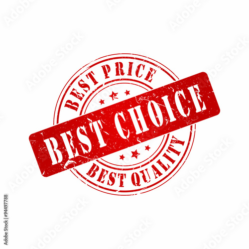 Vector Best Price Choice Quality stamp