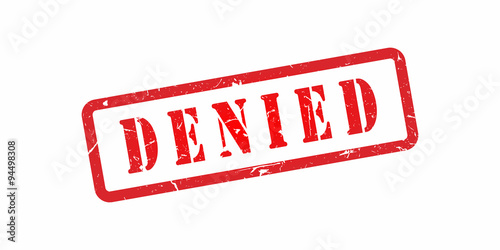 Vector Denied stamp