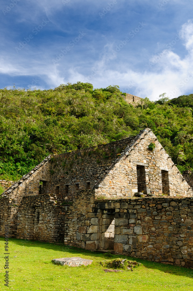 Peru, remote spectacular the Inca ruins of Choquequirao Peru, remote spectacular the Inca ruins of Choquequirao