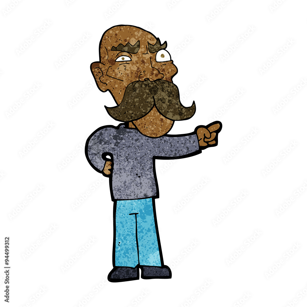 cartoon annoyed old man pointing cartoon annoyed old man pointing