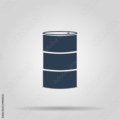 Simple icon barrels of oil.
