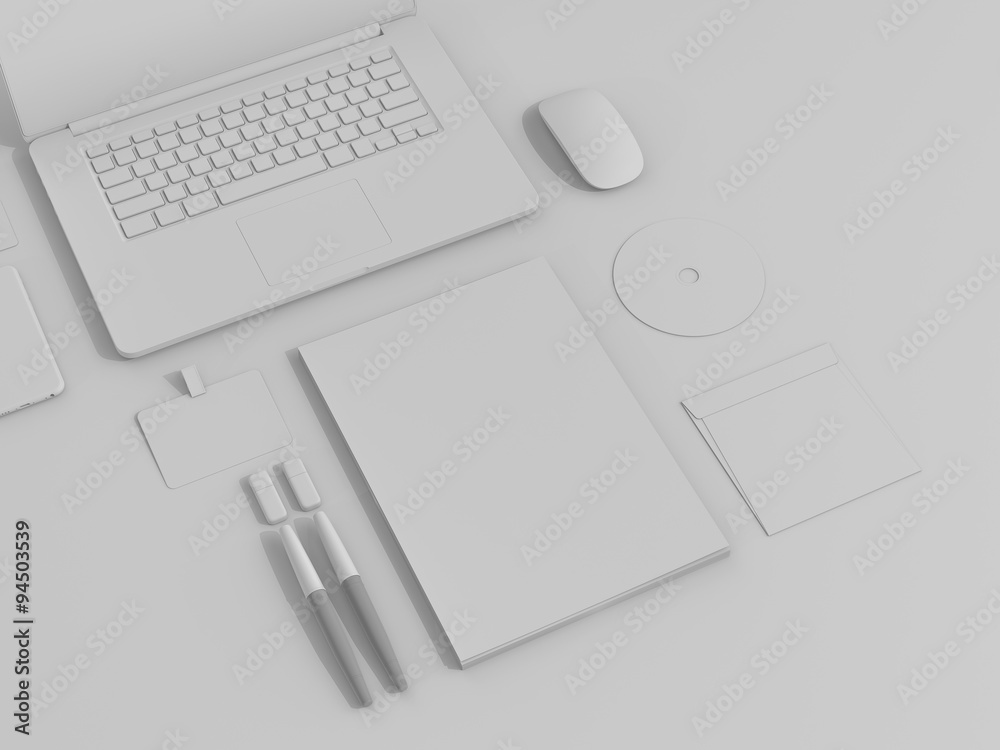 Gray Branding Mockup set. Business template Gray Branding Mockup set. Business template