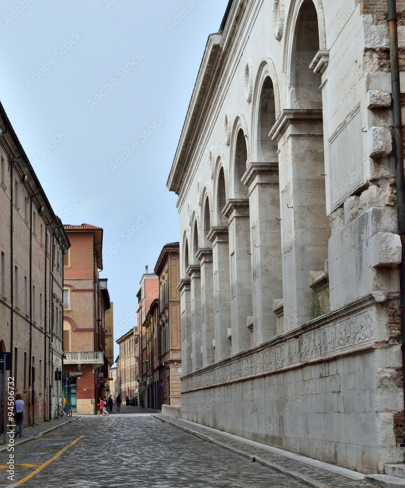 narrow European street narrow European street