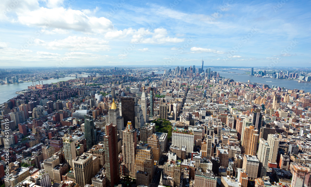 Obraz premium Cityscape view of Manhattan, New York City.