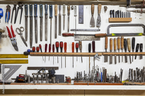 shelf with hand tools © srki66