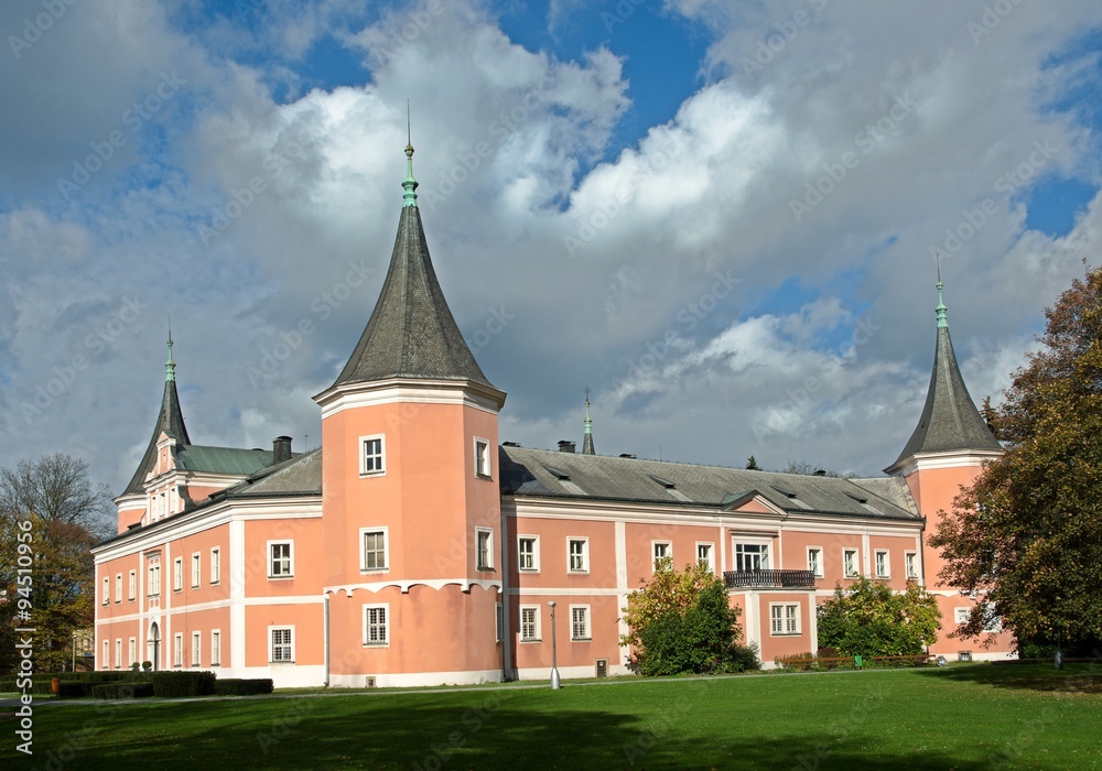Castle in city Sokolov, western Bohemia, Czech republic