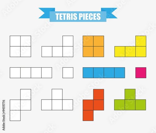 Tetris pieces