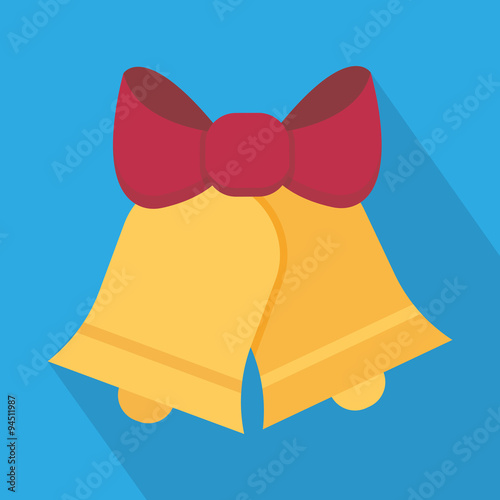 Vector Bell Icon. Flat icon