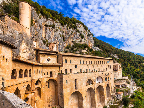 Monastery of St. Benedict near Subiaco, Lazio, Italy