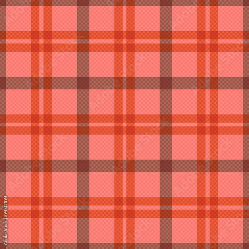 Seamless tartan rectangular pattern in pink and red