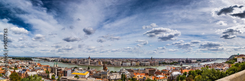 The Danube River runs through Budapest