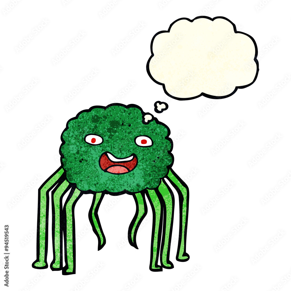cartoon spider with thought bubble cartoon spider with thought bubble