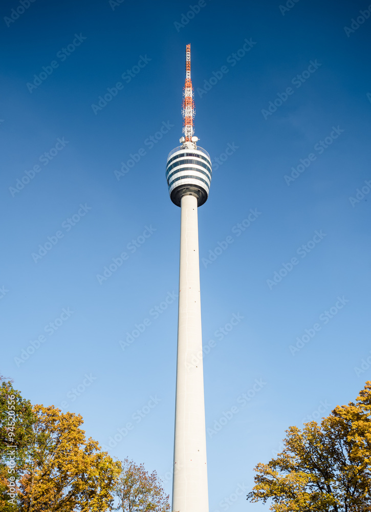 Fototapeta premium Fernsehturm Stuttgart