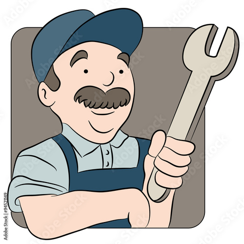 Repairman Cartoon