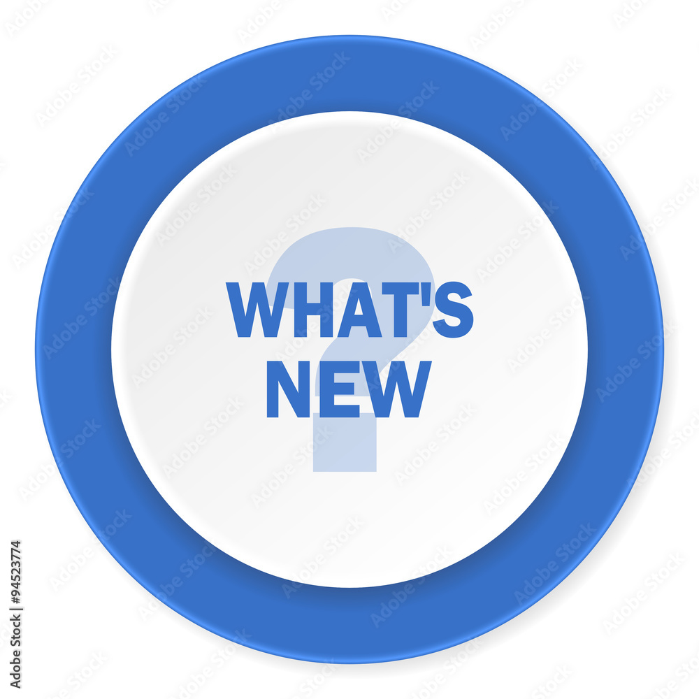 new blue circle 3d modern design flat icon on white background new blue circle 3d modern design flat icon on white background