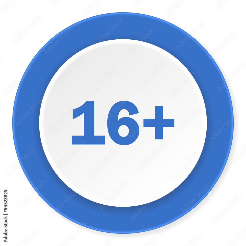 adults blue circle 3d modern design flat icon on white background adults blue circle 3d modern design flat icon on white background
