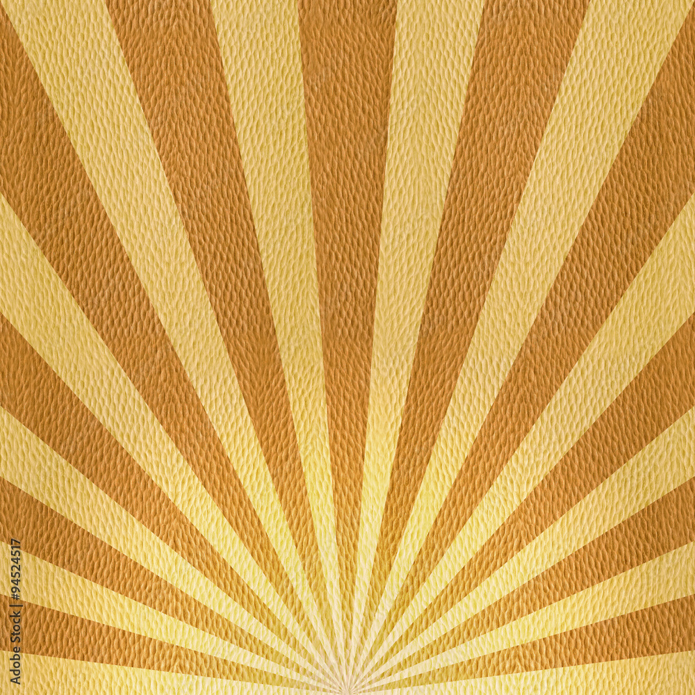 Sunbeams abstract background - Radial background - Sunburst style - Vintage Design Template - White Oak wood texture