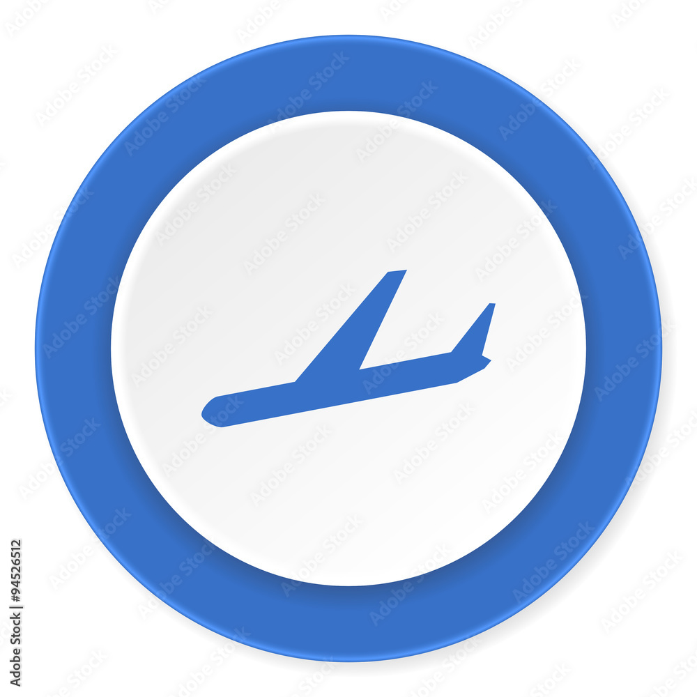 arrivals blue circle 3d modern design flat icon on white background arrivals blue circle 3d modern design flat icon on white background