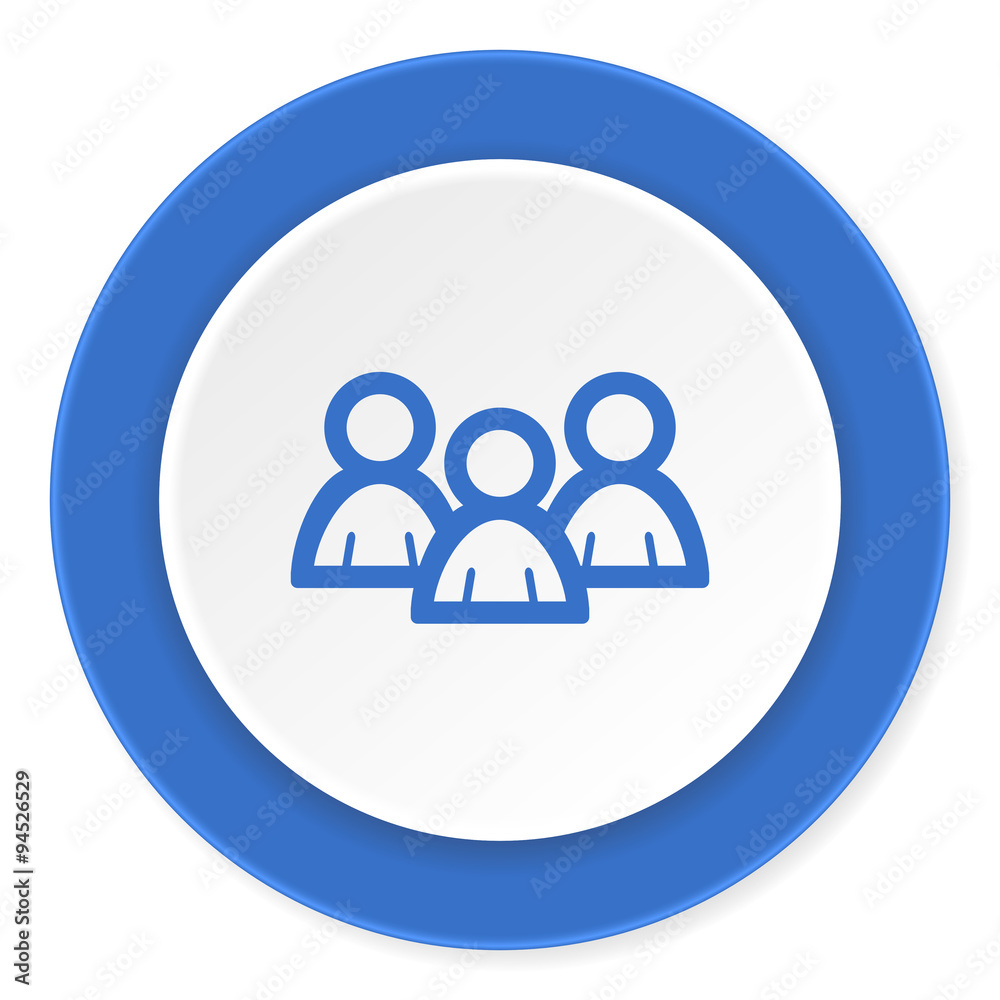forum blue circle 3d modern design flat icon on white background forum blue circle 3d modern design flat icon on white background