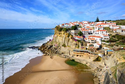 Azenhas do Mar, a little fishermen village on atlantic coast nea photo