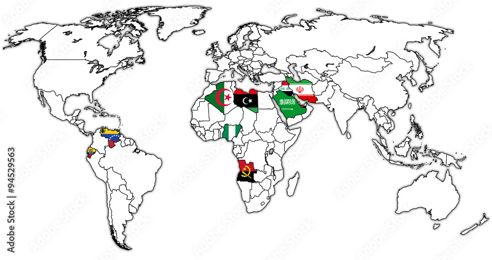 Fototapeta premium Organization of the Petroleum Exporting Countries