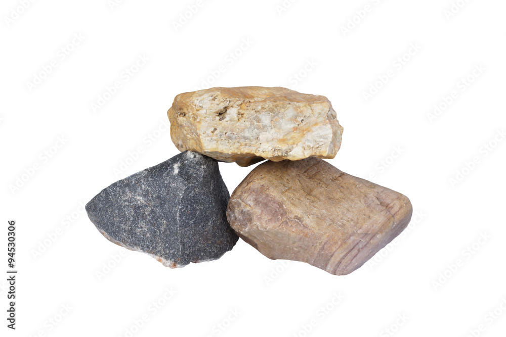 Pile of different stones. Pile of different stones.