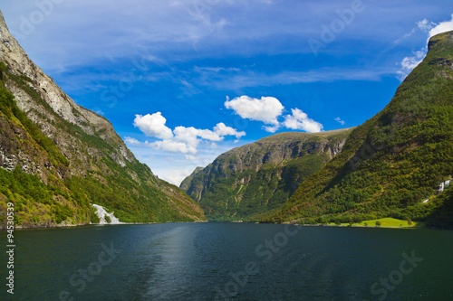 Fjord Sognefjord - Norway © Nikolai Sorokin