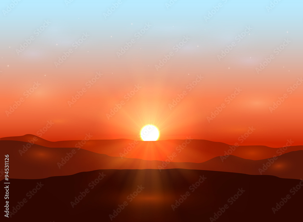 Obraz premium Beautiful dawn