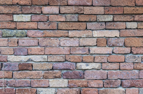 Pattern composed by a series of bricks